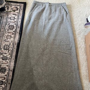 Mango Wool Maxi Skirt